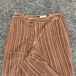 VINTAGE Brown Striped Pants Corduroy